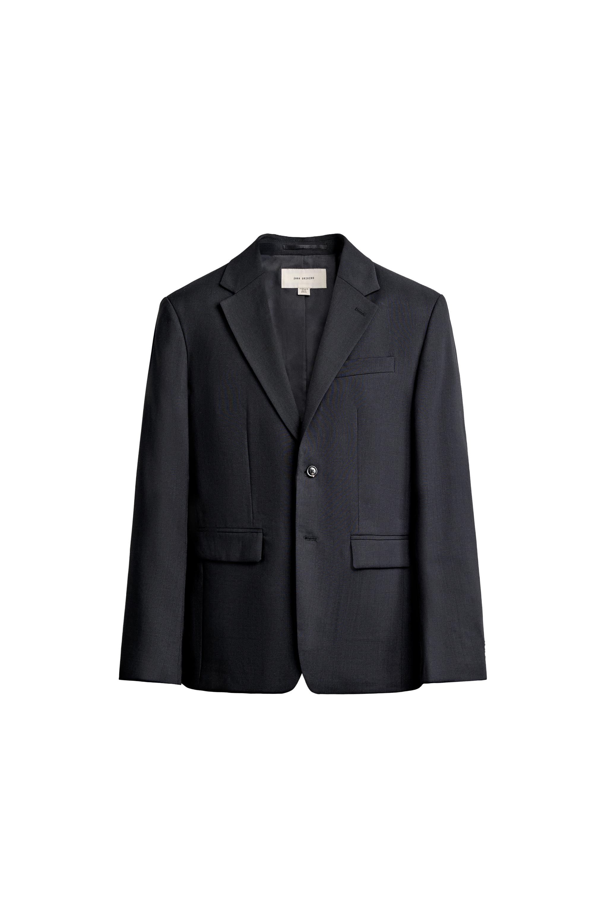 100% WOOL REGULAR FIT SUIT BLAZER